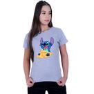 Camiseta Baby Look Feminina Lilo Stitch Areia