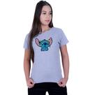 Camiseta Baby Look Feminina Lilo Stitch Fofo