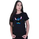 Camiseta Baby Look Feminina Lilo Stitch Gangster