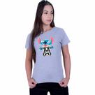 Camiseta Baby Look Feminina Lilo Stitch Halloween