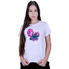 Camiseta Baby Look Feminina Lilo Stitch Raposa