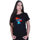 Camiseta Baby Look Feminina Lilo Stitch Surf