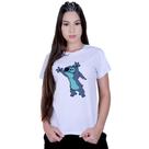 Camiseta Baby Look Feminina Lilo Stitch Susto