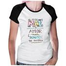 Camiseta Baby look feminina mãe amor bonito mamãe dia das mães