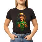 Camiseta Baby Look Feminina Netflix Stranger Things Dustin Camiseta Baby Look Feminina Netflix Stranger Things Dustin