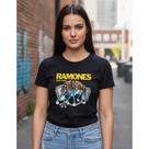 Camiseta Baby Look Feminina Ramones 100% Algodão
