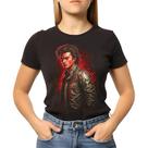Camiseta Baby Look Feminina Stranger Things Steve Algodao