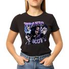Camiseta Baby Look Feminina Travis Scott 100% Algodao Mode1