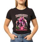 Camiseta Baby Look Feminina Travis Scott 100% Algodao