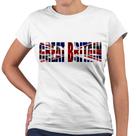 Camiseta Baby Look Great Britain Bandeira