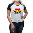 Camiseta Baby look mamãe maravilha mãe dia das mães