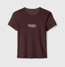 Camiseta Baby Look Wiser 100% Algodão Marrom - Bege
