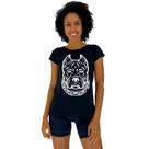 Camiseta Babylook Feminina MXD Conceito Pitbull Gangster Camiseta Babylook Feminina MXD Conceito Pitbull Gangster