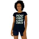 Camiseta Babylook Feminina MXD Conceito Você Só Vive Uma Vez Camiseta Babylook Feminina MXD Conceito Você Só Vive Uma Vez