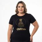 Camiseta BabyLook Feminina Plus Size Nossa Senhora Aparecida