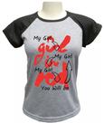 Camiseta Babylook Girl In Red (we Fell In Love In October)