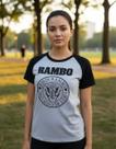Camiseta Babylook John Rambo First Blood 1982