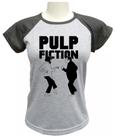 Camiseta Babylook Pulp Fiction Exclusiva Camiseta Babylook Pulp Fiction Exclusiva