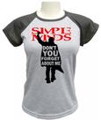 Camiseta Babylook Simple Minds ( Clube Dos Cinco) Filme Camiseta Babylook Simple Minds ( Clube Dos Cinco) Filme