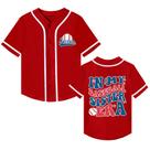 Camiseta BAICAIYU Baseball Sister para meninas vermelha 1 poliéster 10T Camiseta BAICAIYU Baseball Sister para meninas vermelha 1 poliéster 10T