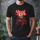 Camiseta Banda Ghost Metal Estampa Com Maça