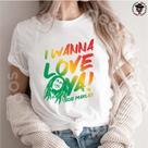 Camiseta Banda I Wanna Love Reggae Bob Marley Camiseta Banda I Wanna Love Reggae Bob Marley