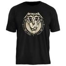 Camiseta Banda Metallica Stamp Unissex Estampa Oficial Rock 100 Algodão