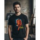 Camiseta Banda Nirvana Kurt Cobain Microfone Rock Masculina