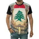 Camiseta Bandeira Do Líbano País Oriente Médio Antiguidade