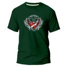 Camiseta Basica Algodão Premium Estampa Digital Coração Paz Camiseta Basica Algodão Premium Estampa Digital Coração Paz
