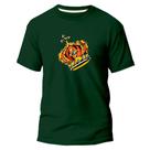 Camiseta Básica Algodão Premium Estampa Digital Coroa Rei Camiseta Básica Algodão Premium Estampa Digital Coroa Rei