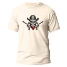 Camiseta Básica Algodão Premium Estampa Digital CowBoy DTF