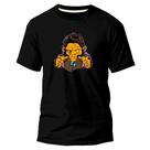 Camiseta Basica Algodão Premium Estampa Digital Gorilla