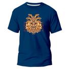 Camiseta Basica Algodão Premium Estampa Digital Máscara Orie