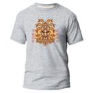 Camiseta Basica Algodão Premium Estampa Digital Máscara Orie