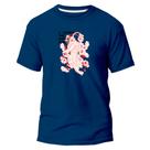 Camiseta Básica Algodão Premium Estampa Digital Saved World