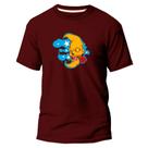 Camiseta Basica Algodão Premium Estampa Digital Tatto Lua