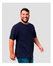 Camiseta Básica Azul Marinho Plus Size Kessler