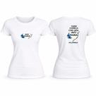 Camiseta Básica Baby Look 100% Algodão Católica Estampa em DTF AVE MARIA - EI-2643