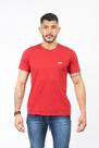 Camiseta básica bordô
