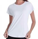 Camiseta Básica Branca Baby Look - Tamanho M Camiseta Básica Branca Baby Look - Tamanho M
