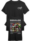 Camiseta Básica Camiseta Cristiano Ronaldo Cr7 Personalizada