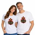 Camiseta Básica Católica Estampa em DTF Corpo e sangue de jesus cristo EI 2707