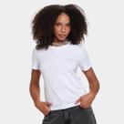 Camiseta Básica Hering Slim World Feminina Camiseta Básica Hering Slim World Feminina