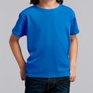 Camiseta básica infantil azul Camiseta básica infantil azul