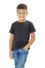 Camiseta Básica Infantil Gola Redonda Lisa Preta Camiseta Básica Infantil Gola Redonda Lisa Preta