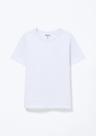 Camiseta básica infantil unissex regular - branco Camiseta básica infantil unissex regular - branco