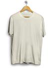 Camiseta Básica Lavada 100% Algodão Off White Regular Camiseta Básica Lavada 100% Algodão Off White Regular