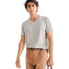 Camiseta Basica Manga Curta Gola V World Masculina estilo conforto Hering
