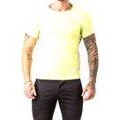 Camiseta Básica Masculina Amarela Slim Fit Zune Camiseta Básica Masculina Amarela Slim Fit Zune